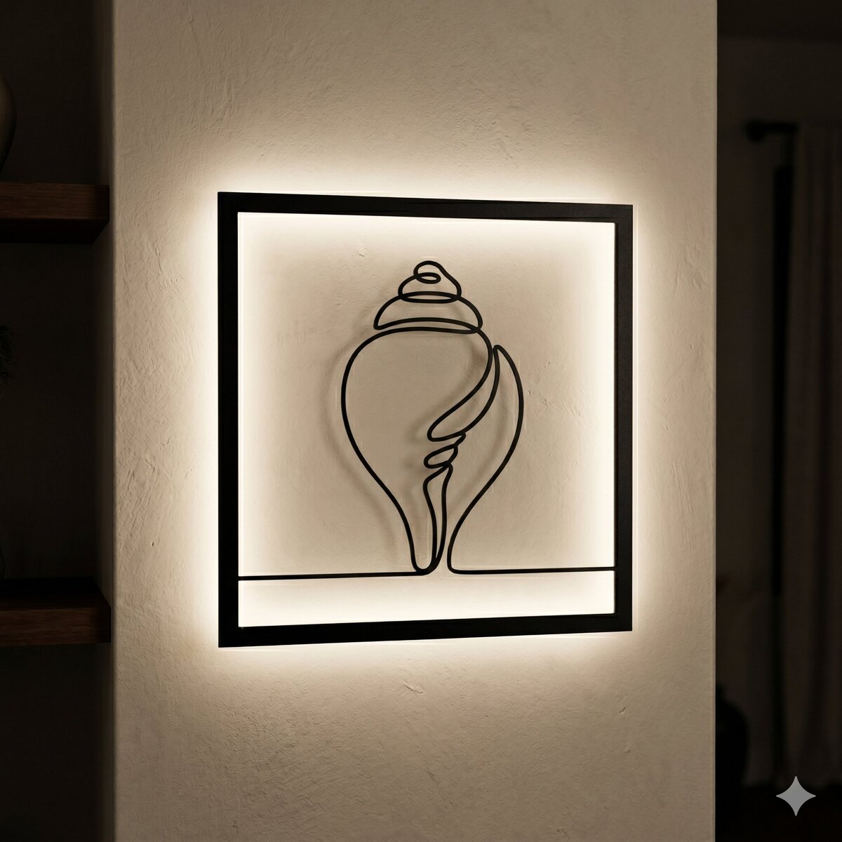 Family Crest - Conch shell design